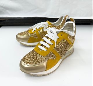Trail Sneaker with Bling, Yellow, EU 37, Women's Sneakers, Yellow Sneakers LV