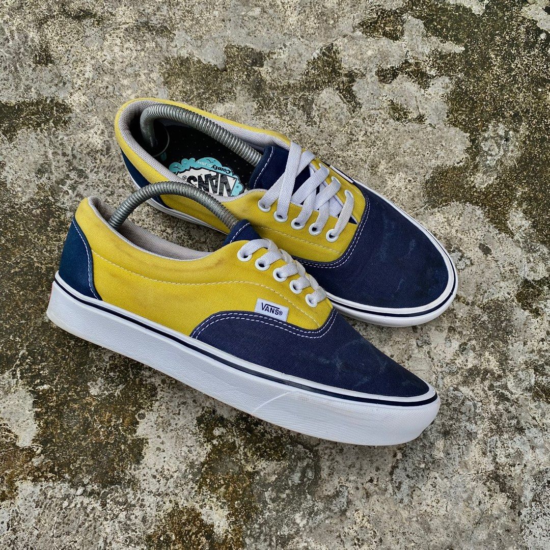 Vans era navy yellow top