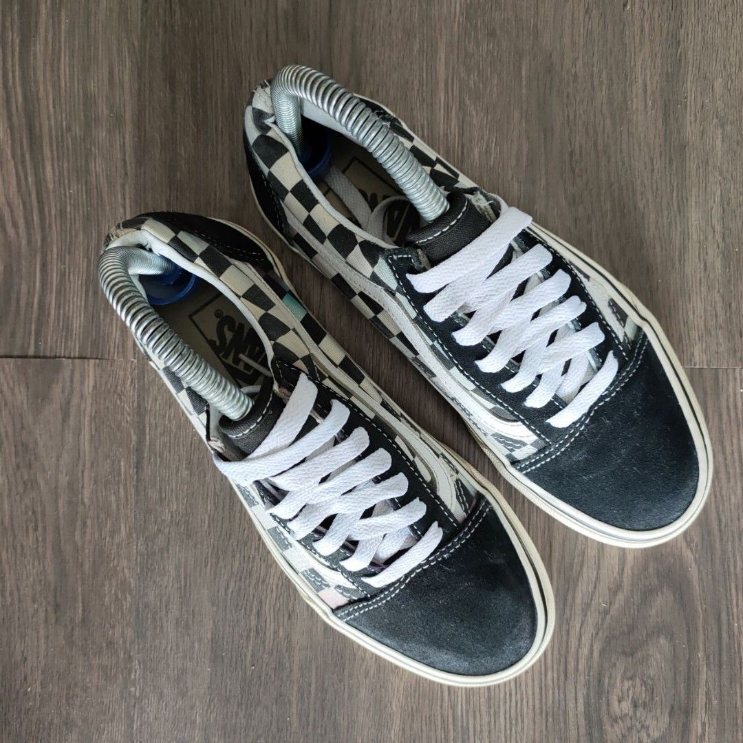 Womens vans old skool checkerboard outlet