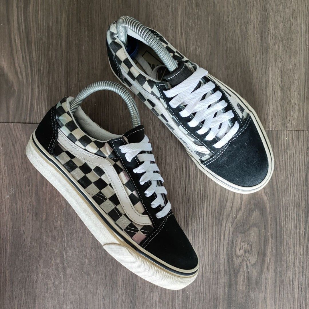 Vans Old Skool Checkerboard Black White 4UK 23CM Women s