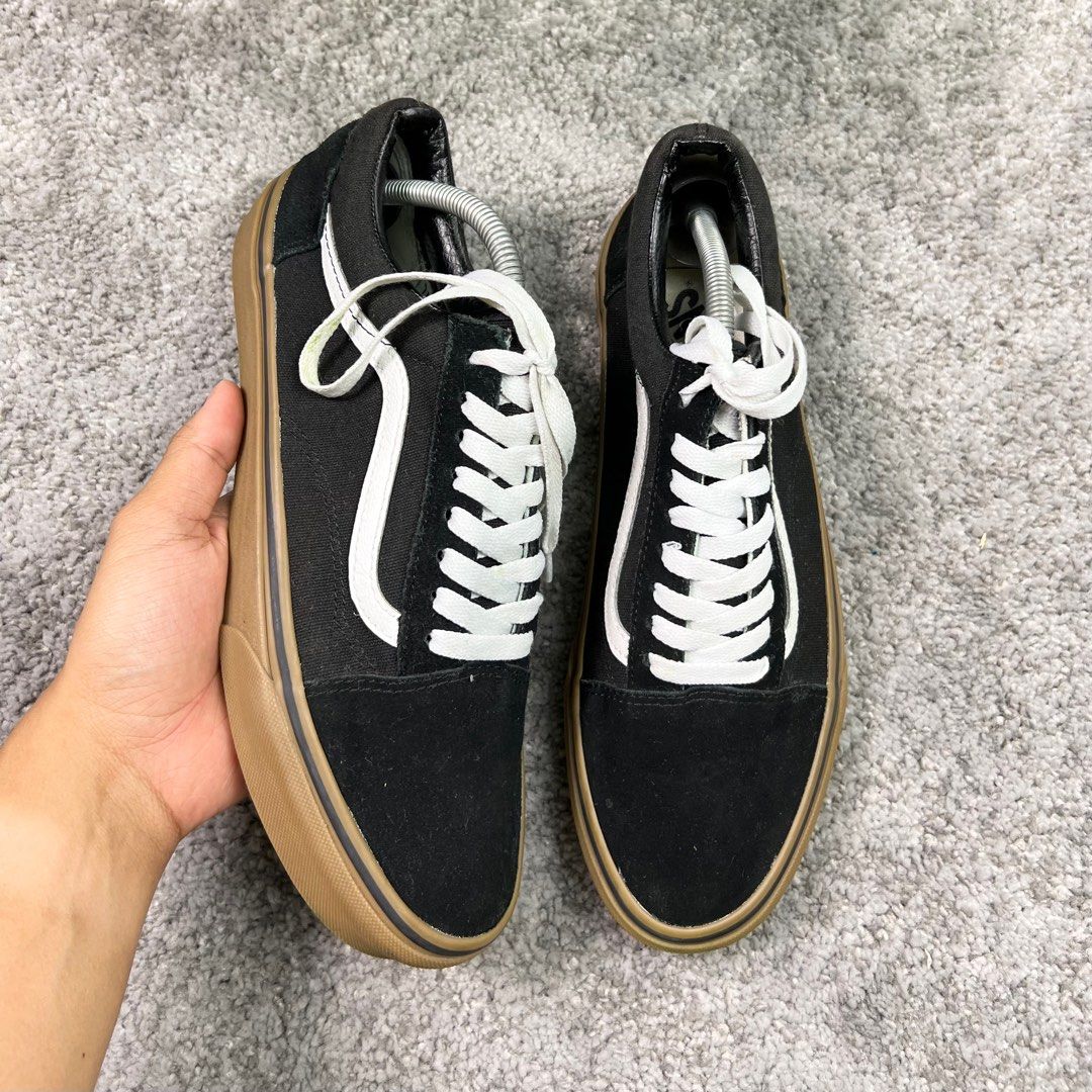 Mens vans old skool gum new arrivals sole