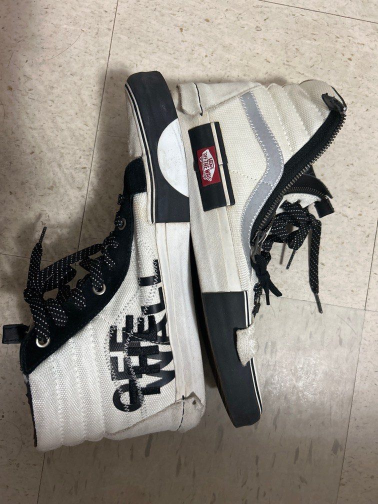 Reflective vans sk8 top hi