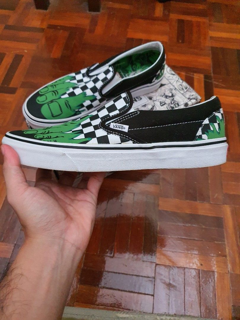 Marvel vans on sale slip ons