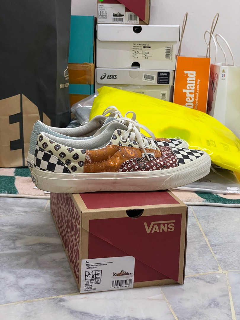 VANS Tiger Patchwork Era Men s Fashion Footwear Sneakers on