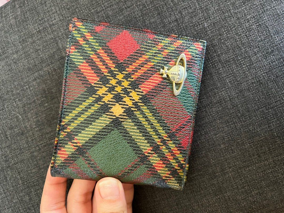 Vivienne westwood checked purse store