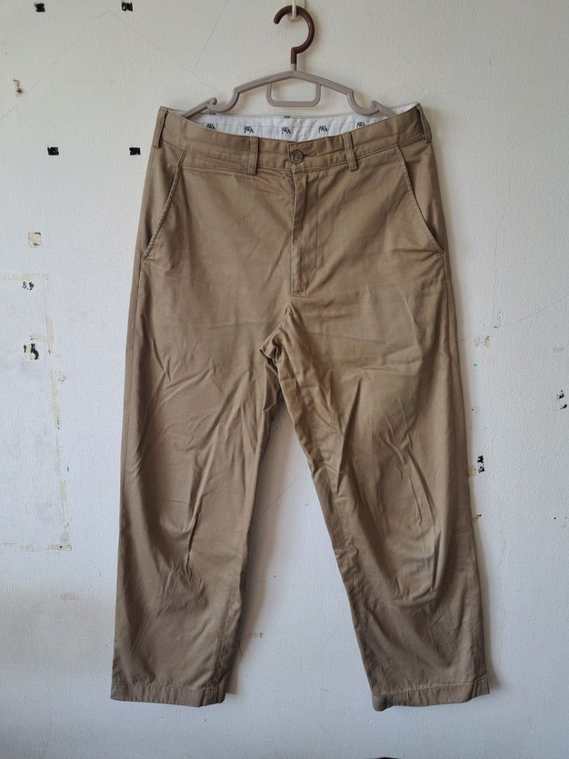 WIDE FIT CHINO PANTS