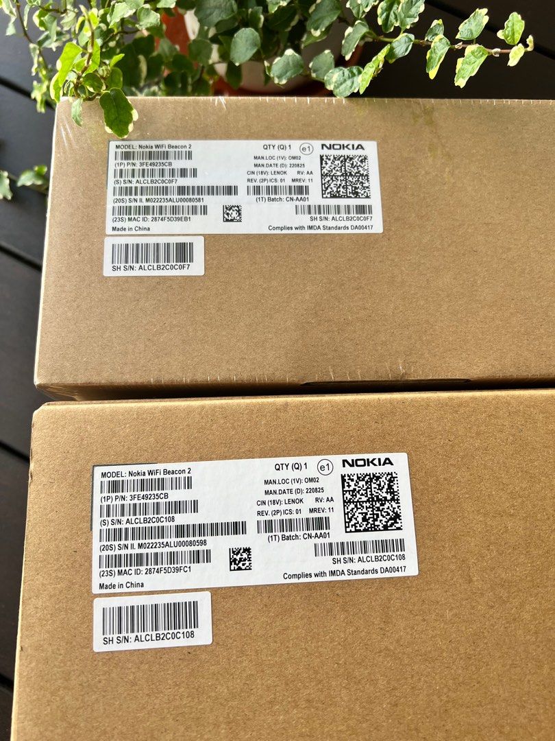 WiFi 6 Nokia Beacon 2 Mesh Router x 2 units, Computers & Tech, Parts ...