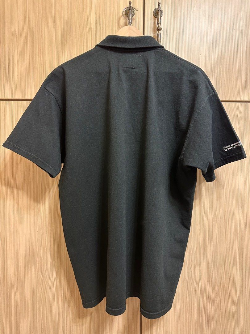 WTAPS 20SS POLO SS 03 USA BLACK 1, 男裝, 上身及套裝, T-shirt、恤衫
