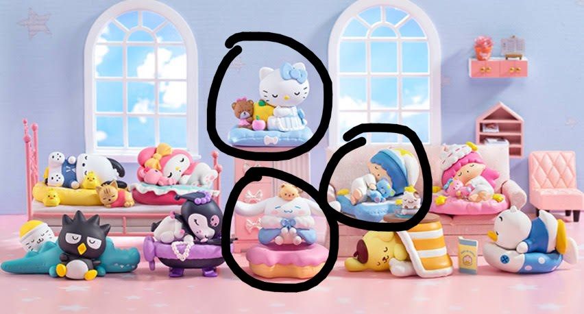 wts/lfb] pop mart sanrio characters fall asleep series, Hobbies 