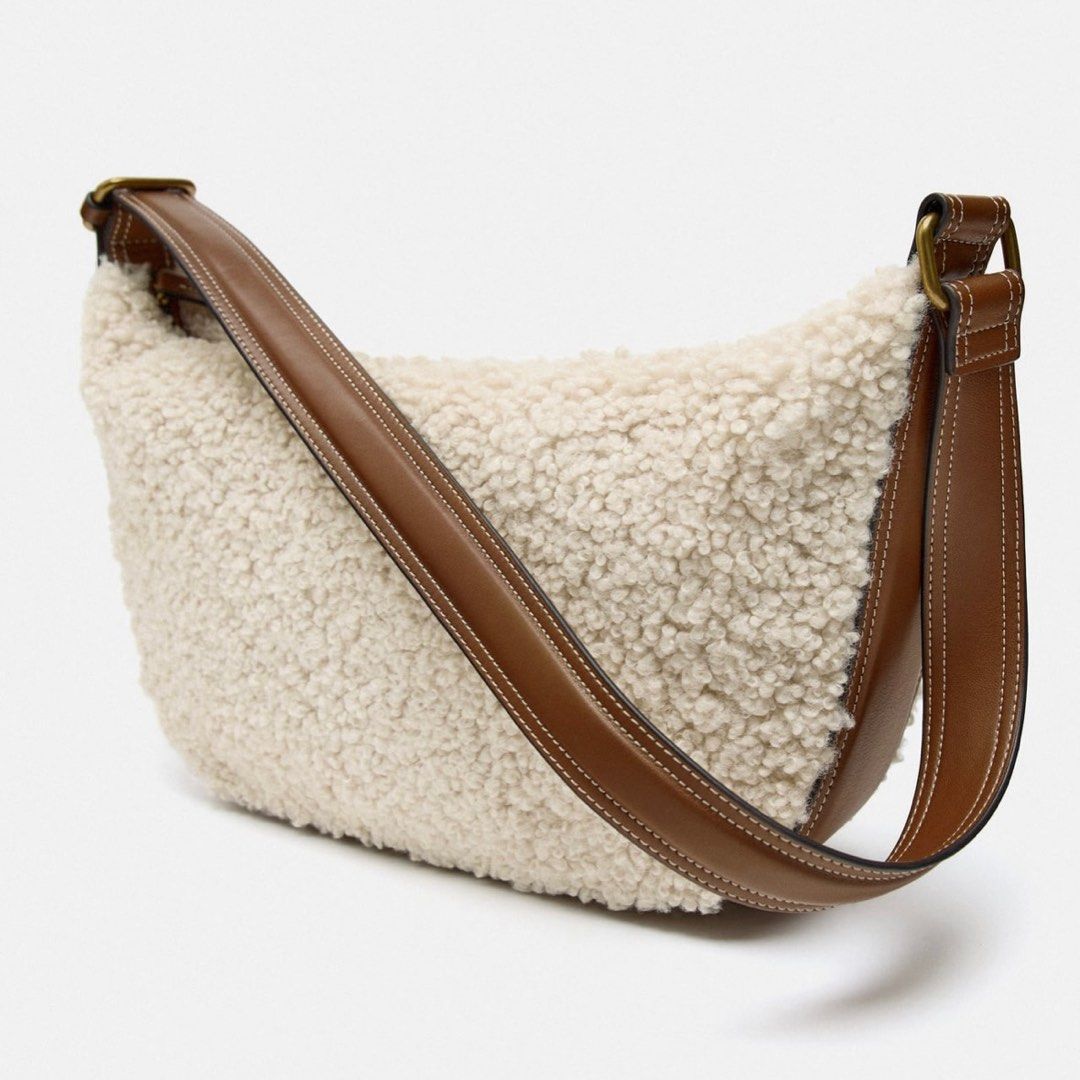 Zara sales shearling bag