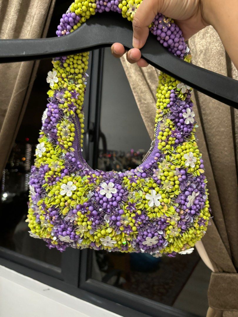 Zara beaded purse cheap