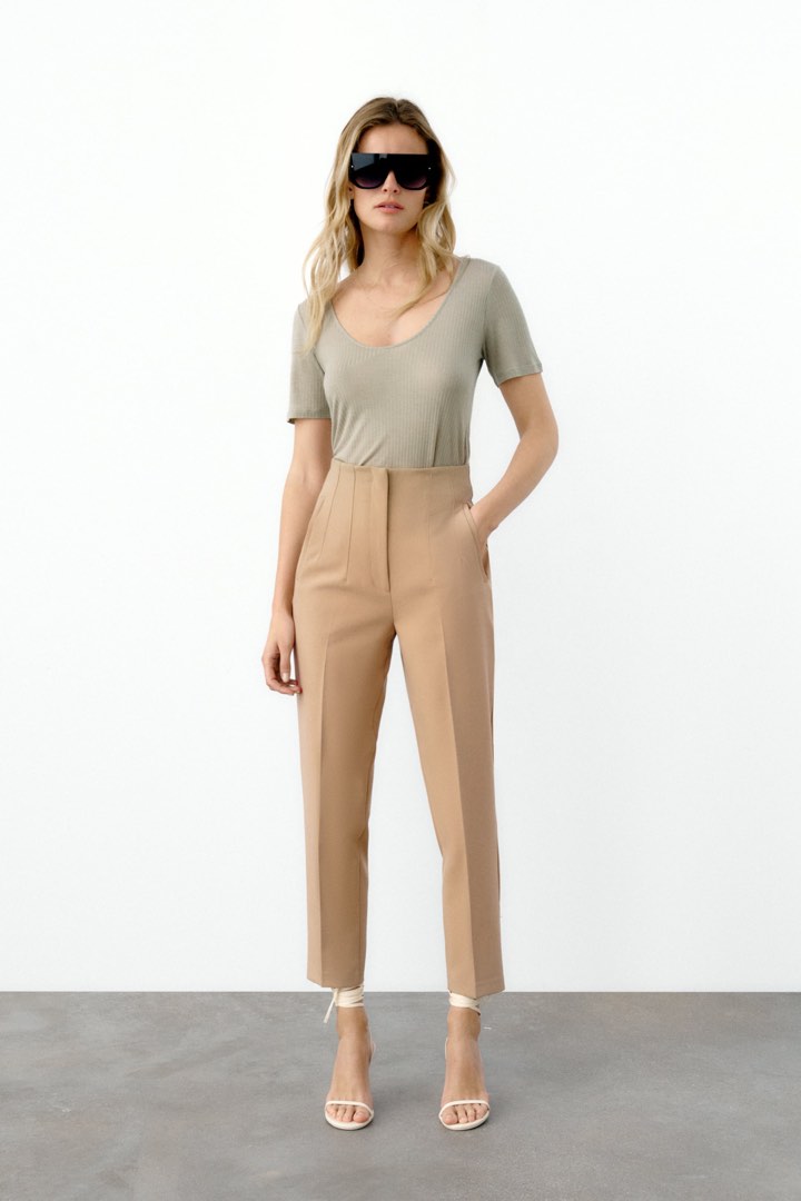 Zara - Darted Trousers on Designer Wardrobe