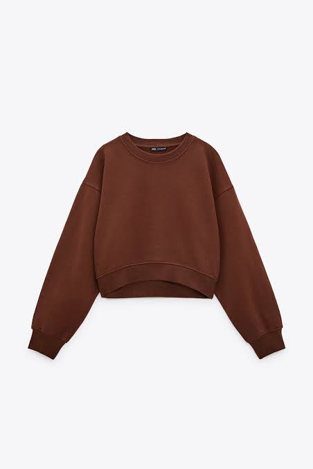 Basic sweatshirt trf 2025