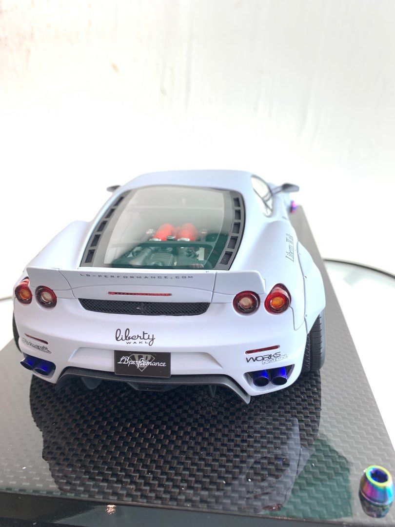 1/18 Ferrari 430 Liberty Walk LB Performance Zero Fighter Grey, Hobbies ...