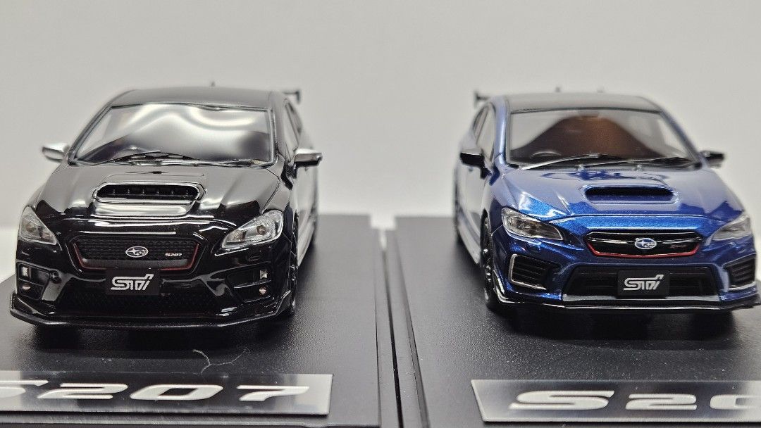 Subaru STi S208 NBR Challenge Pack Carbon Rear Wing Grey 1
