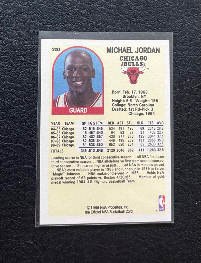 89 nba hotsell hoops michael jordan