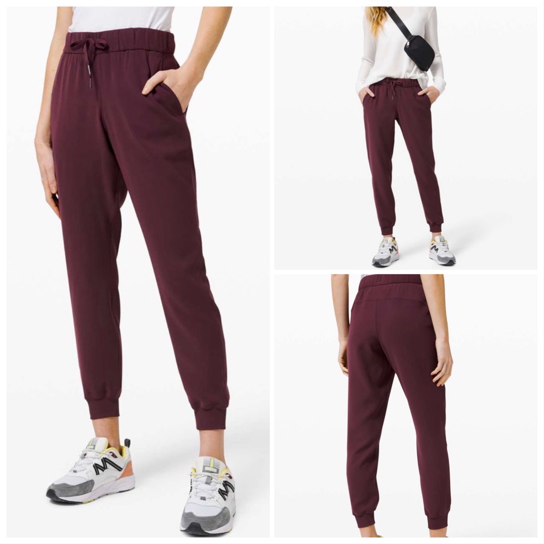 2]Lululemon On The Fly Jogger *Woven-Cassis Size 2, Women's Fashion,  Activewear on Carousell
