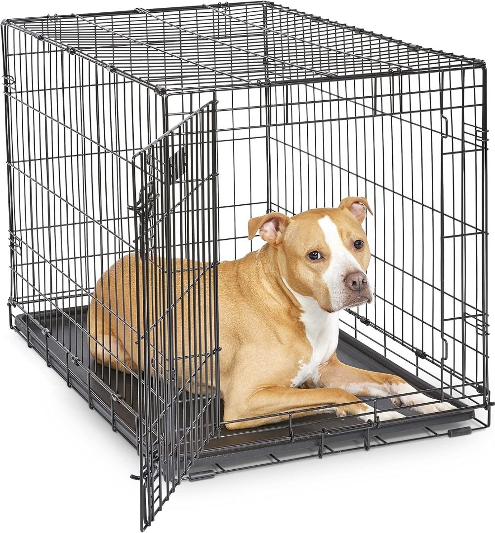 Plastic dog crate divider top