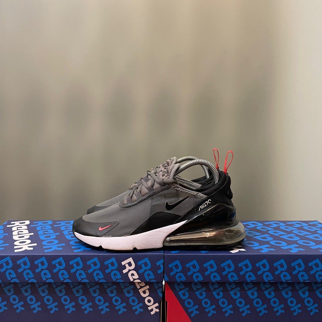 40 Sepatu Nike Air Max AM 270 Grey Black Transparent Second