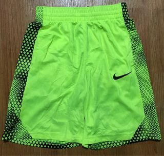 10-12y Nike Dri Fit Neon Green Short