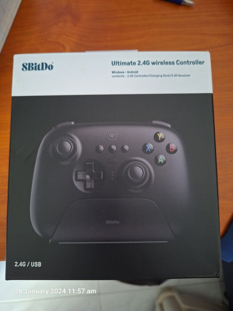 8bitdo - Ultimate 2.4Ghz wireless controller (Black), Video Gaming ...