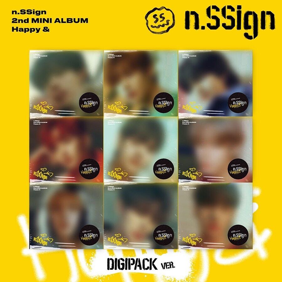 n.SSign 2nd Mini Album Vol. 2 - Happy & 韓國版CD 一張/ Digipack