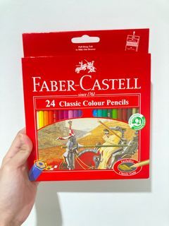 * Faber Castell 24 Classic Colour Pencils