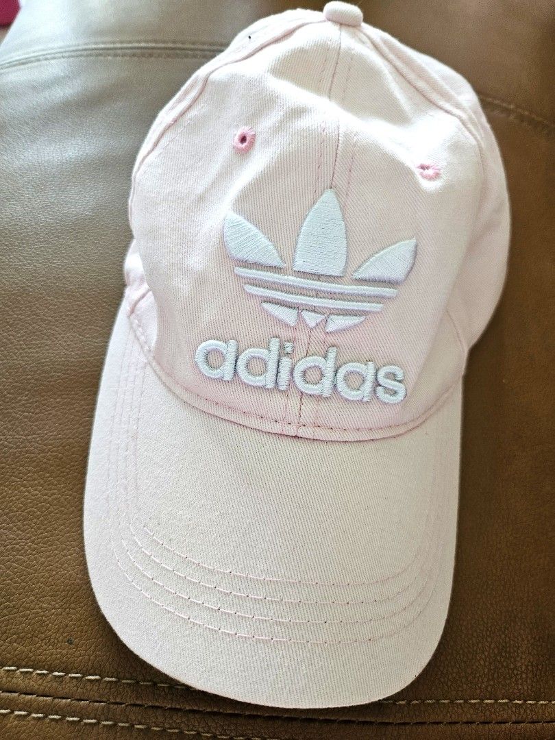 Pink adidas hat discount