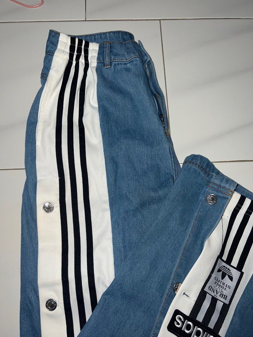 Adidas jeans teal top