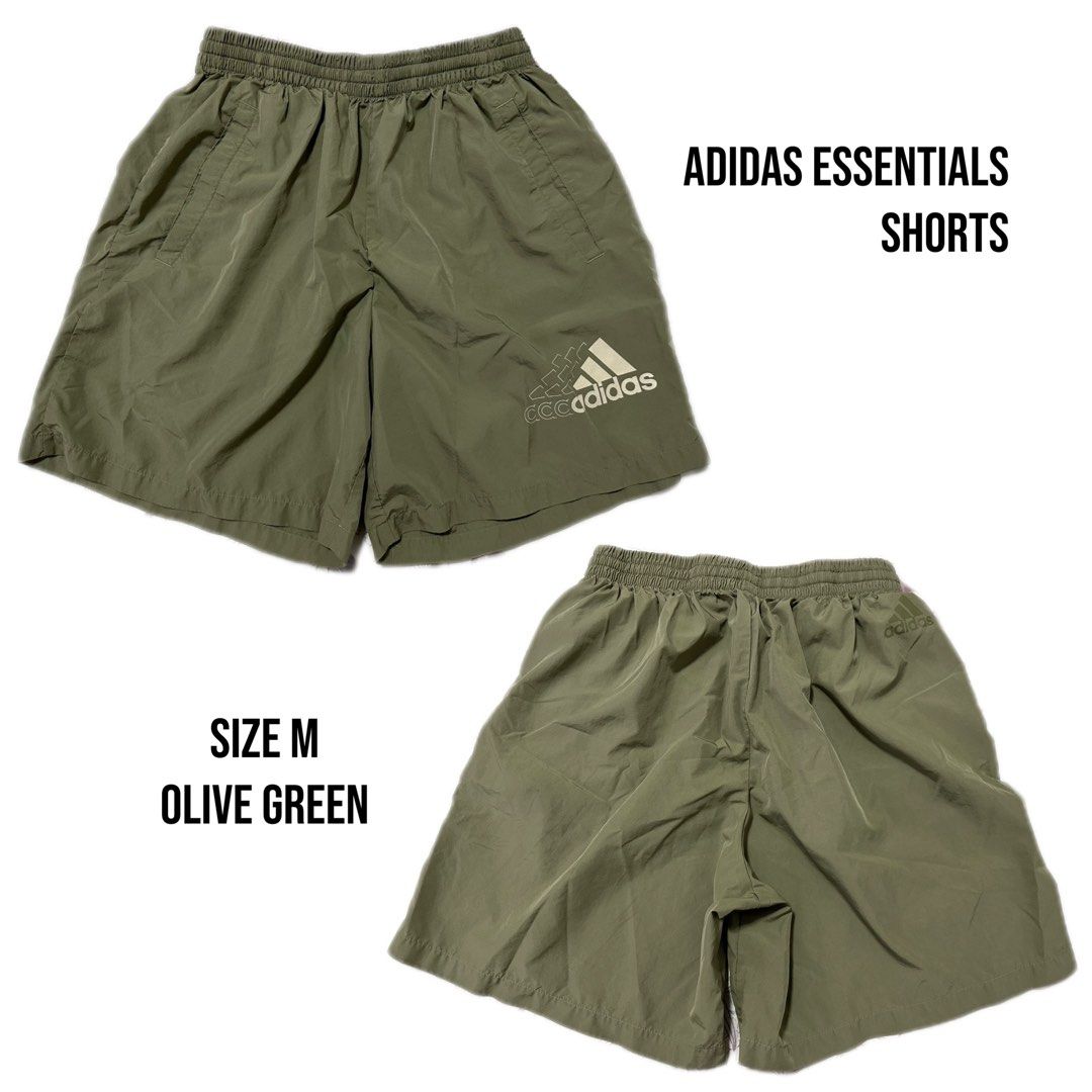 green adidas mens shorts