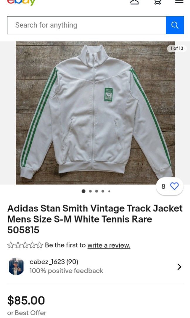 Adidas Stan Smith Supreme Vintage Track Jack Large