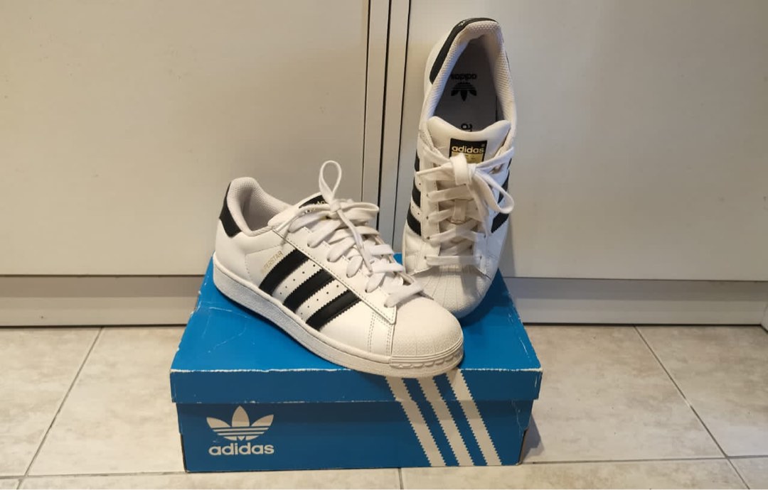 ADIDAS SUPERSTAR JUNIOR Men s Fashion Footwear Sneakers on