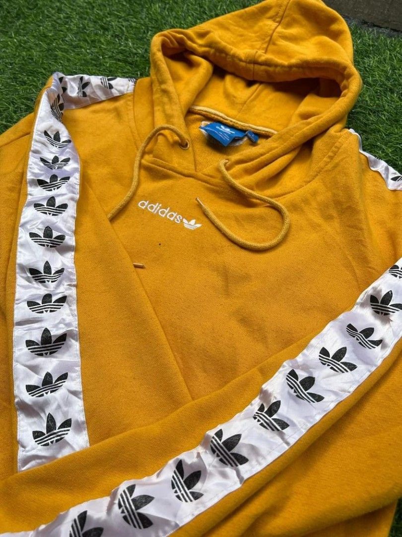 Yellow adidas hotsell tnt tape hoodie