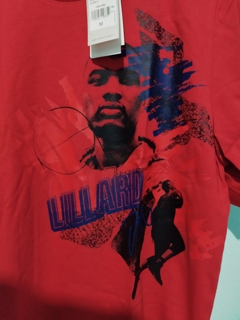 Adidas X Damian Lillard T Shirt Original Men s Fashion Tops