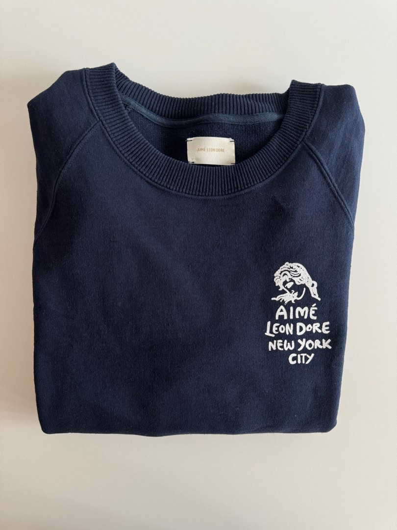 Aimé leon dore sales logo crew sweat