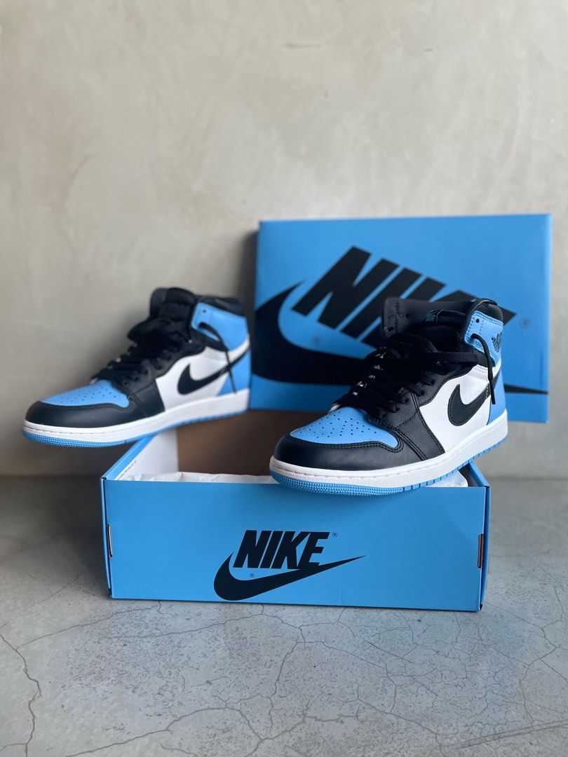 Air jordan 1 clearance obsidian blue chill white