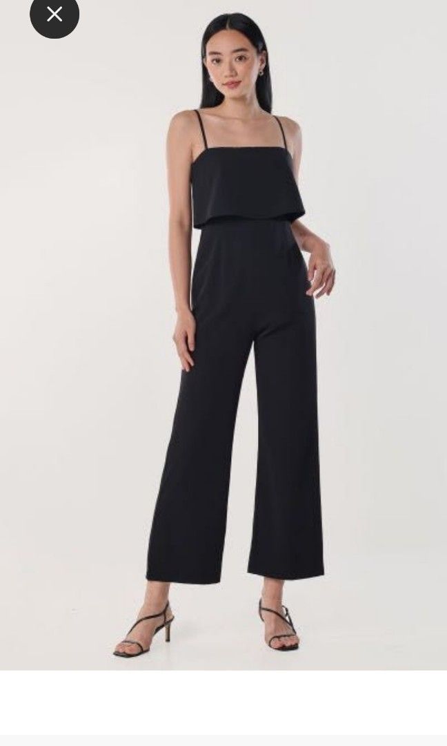 ALEXIS OVERLAY JUMPSUIT (BLACK), Women's Fashion, Dresses Sets