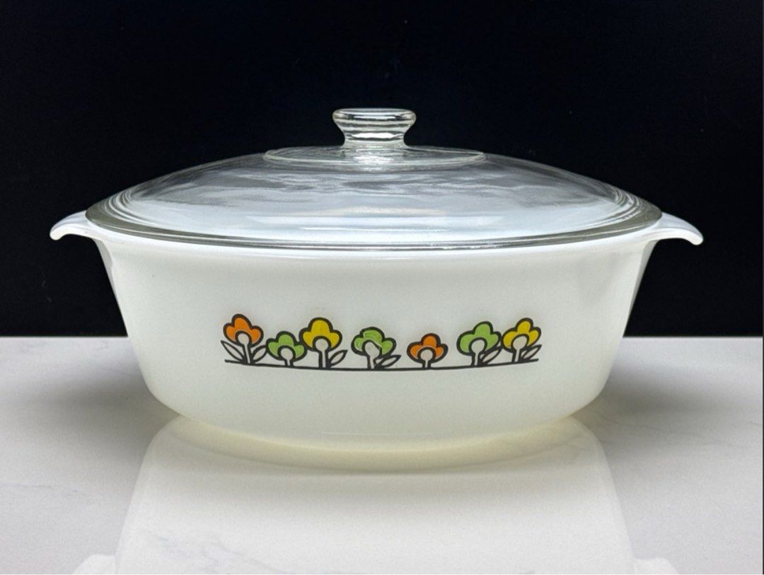 Fire king casserole top