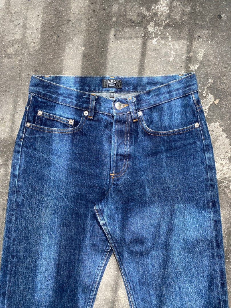 APC DENIM SELVEDGE PANTS (Category: Jeans) located in Valenzuela. Submitted by alfeopaulramos7490 (Listing ID 1282425382, Image 3). Description: A.P.C denim selvedge pants P1,299 Dimension: 28 width 40 length No issue Crispy Good condition Direct message me on facebook Alfeo Paul Ramos.