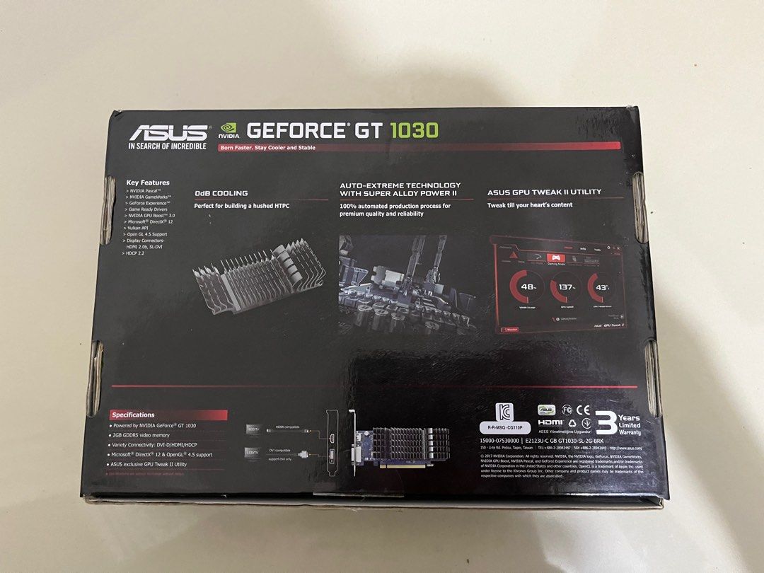 Asus gt 1030 discount 2g