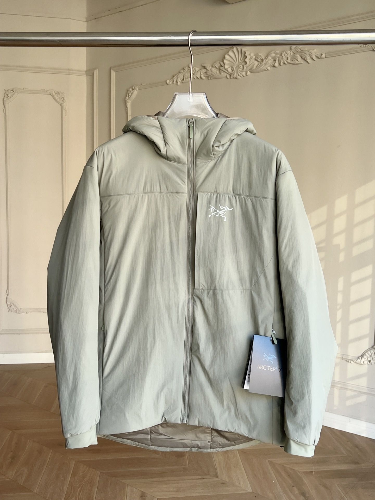 Mens hooded cotton jacket hot sale