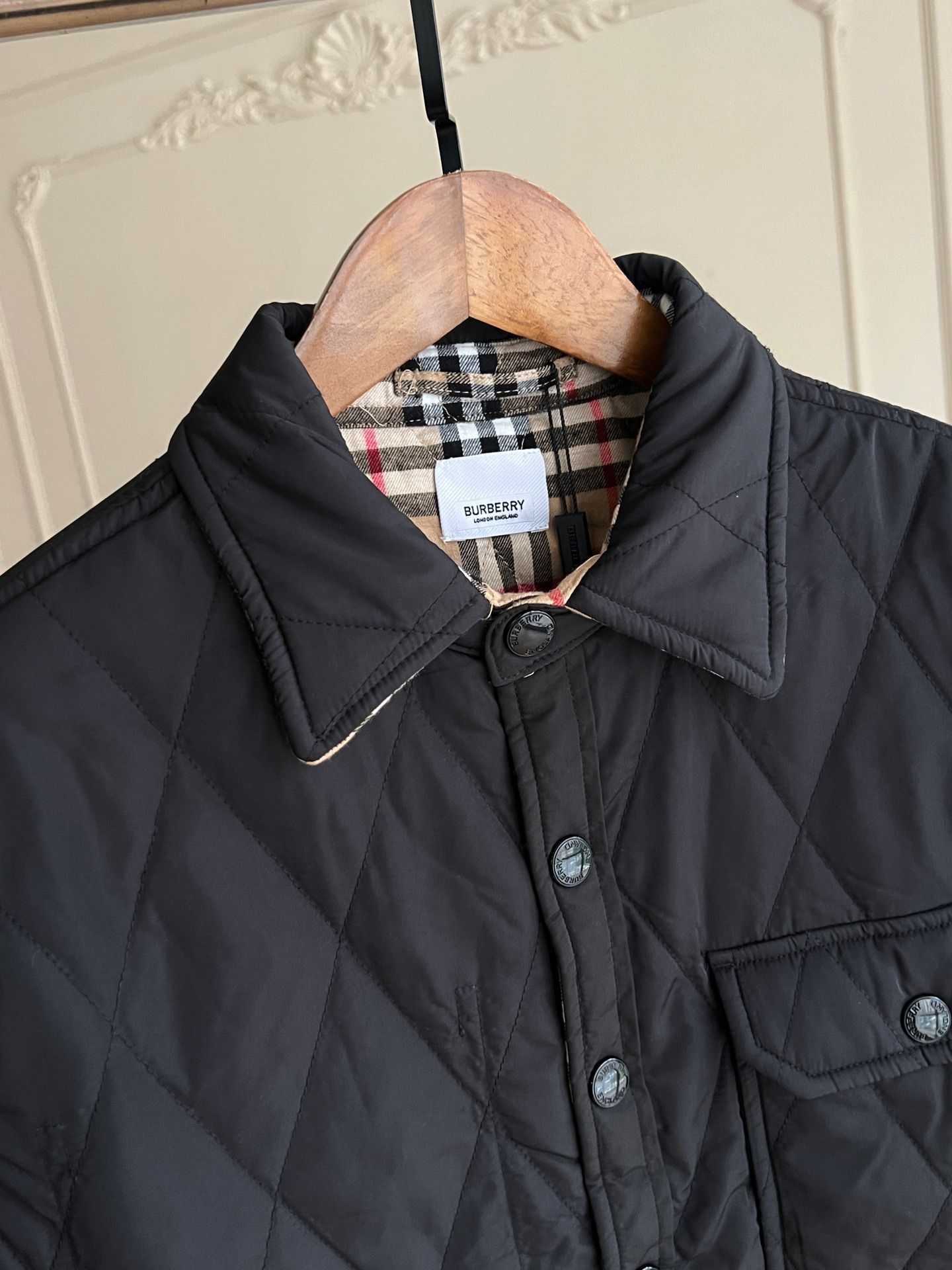 Burberry plaid jacket mens new arrivals