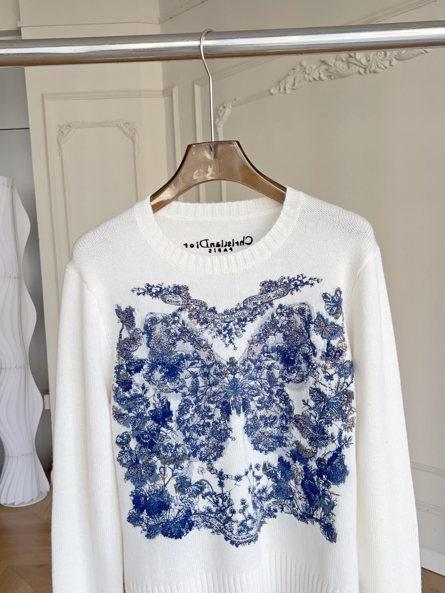 Dior embroidered crewneck new arrivals