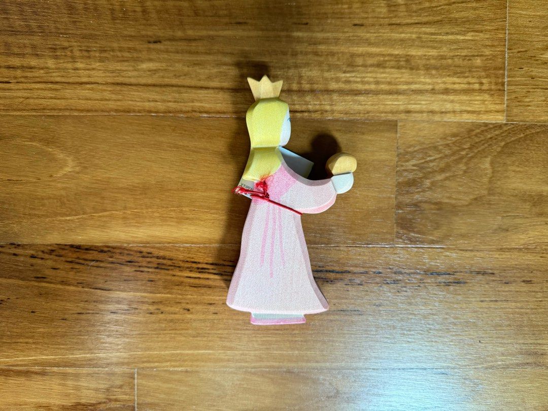 Authentic Ostheimer Frog Princess (wooden toy, figure, figurine