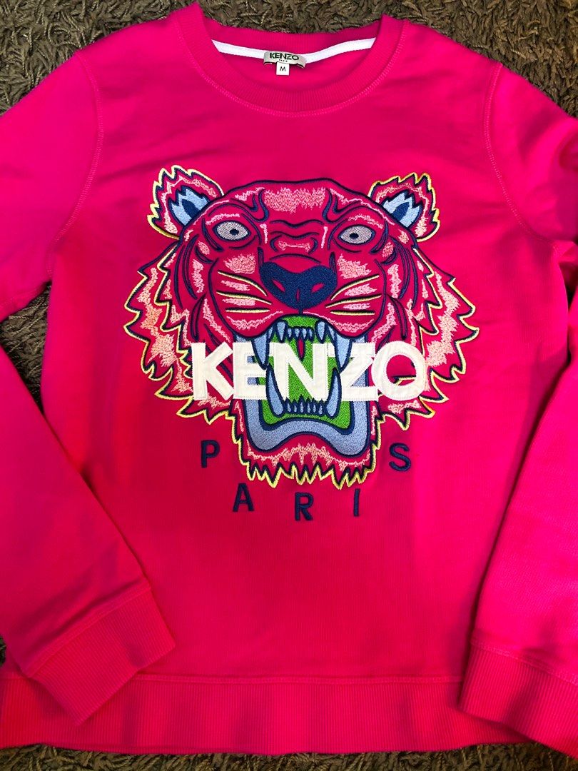 Pink, Green & Red Tiger Sweatshirt