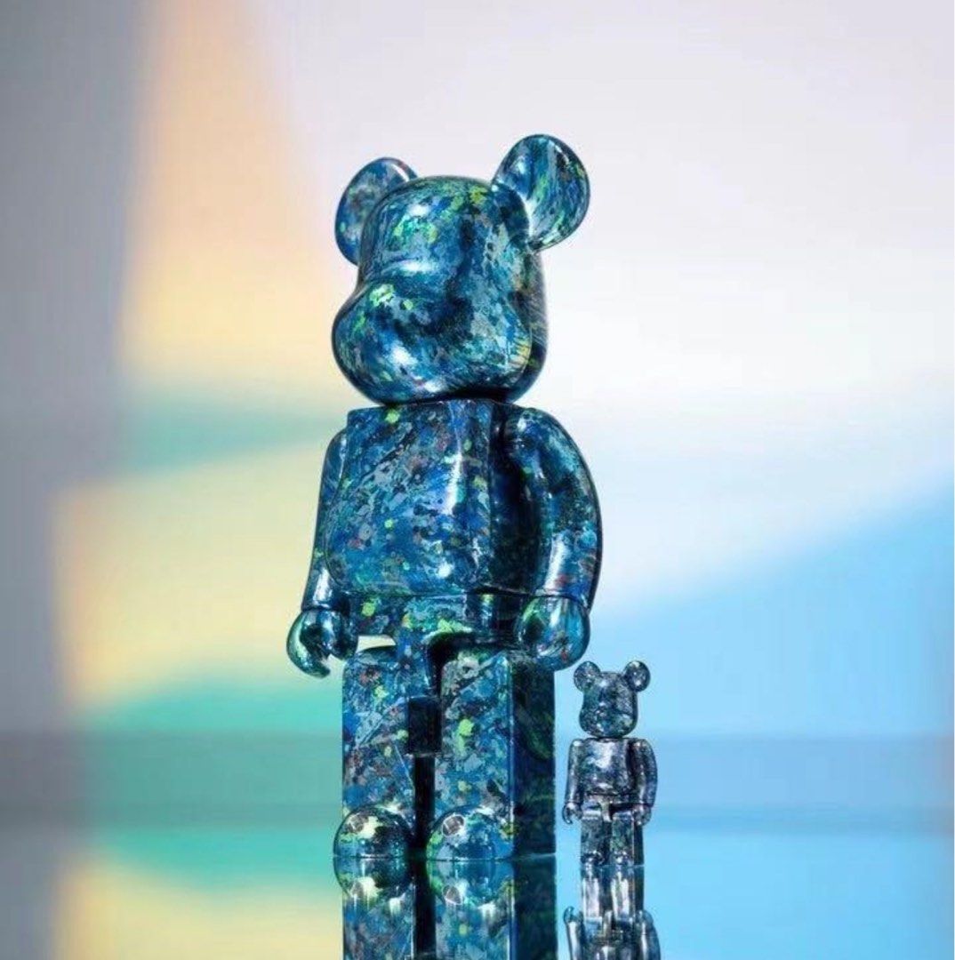 BE@RBRICK Jackson Pollock STUDIO CHROME - フィギュア