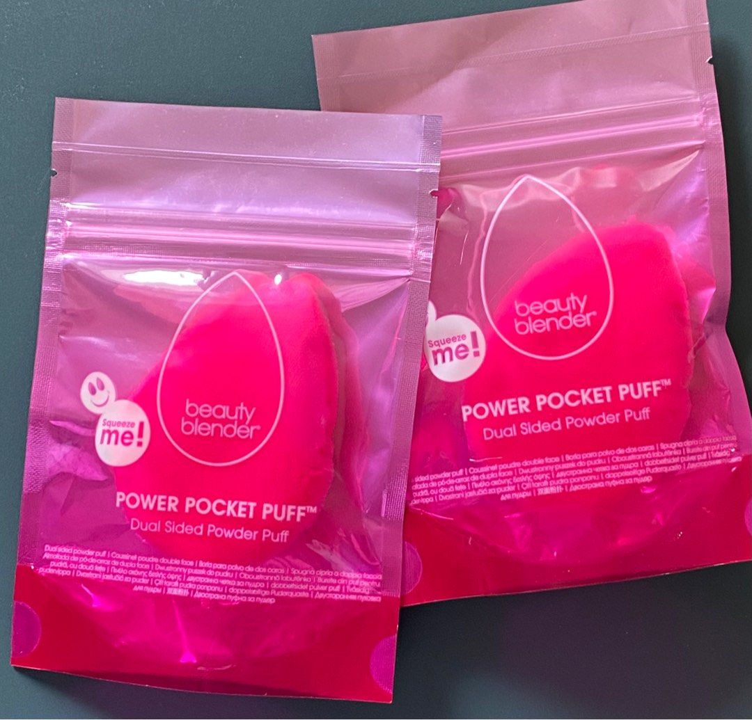 BEAUTY BLENDER Dual Sided Powder Puff - Power Pocket Puff, Beauty &  Personal Care, Face, Makeup on Carousell