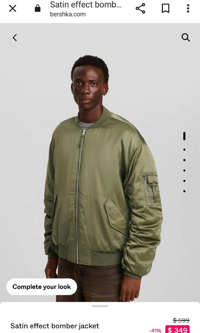 Bershka deals bomber jacket