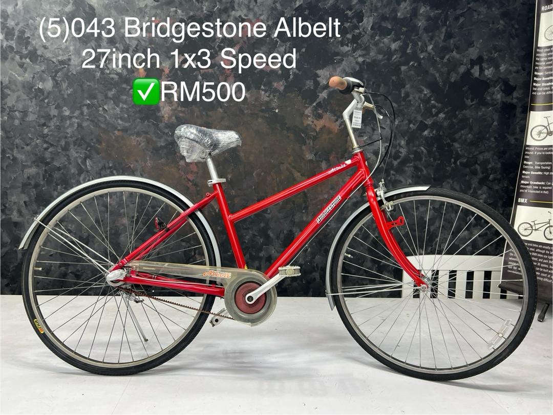Bicycle 5 043 Bridgestone Albelt 27Inch 1x3 Speed RM500 Ichiban Marketing