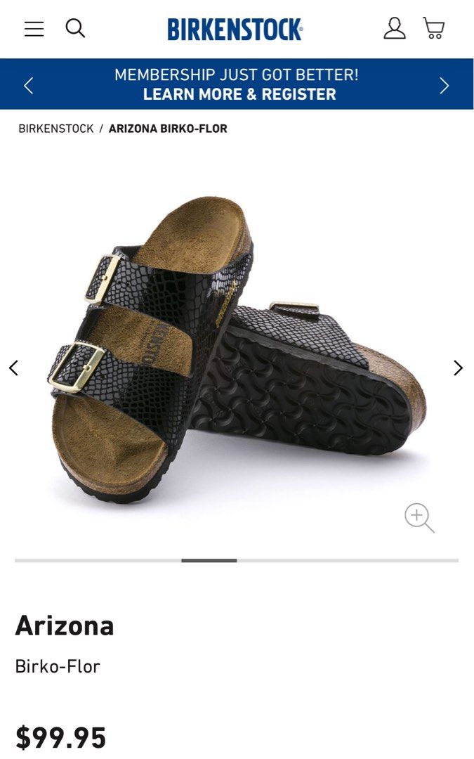 Birkenstock arizona outlet shiny snake black